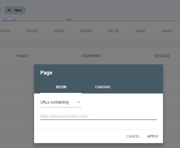 Search intent using Google Search Console